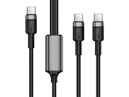 Кабель Acefast C22-02 USB Type-C to USB Type-C/USB Type-C 100W 1.2m Black (6974316285120) - мініатюра 2