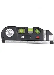 Лазерний будівельний рівень 4 в 1 з рулеткою та лінійкою Laser Level Pro нивелир три лазерні лінії - мініатюра 2