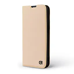 Чехол-книжка для Realme C75 4G/C75x 4G, OneFold Case, золотой, из экокожи (PU) и TPU, с магнитом, с подставкой и отделением для карт, трансформируется в подставку, противоударный, защита всего корпуса, ArmorStandart (ARM82901) - мініатюра 2