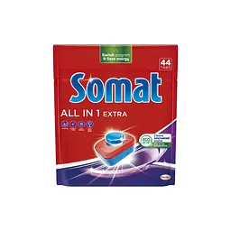 Таблетки для посудомийних машин Somat All in 1 Extra 44 шт. (9000101809190) - мініатюра 1