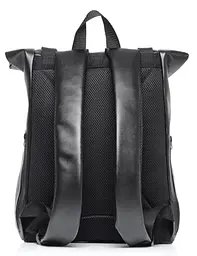 Рюкзак ролл Sambag унісекс RollTop Milton принт крокодила з клапаном чорний 41 х 30 х 16 см (24251070) - мініатюра 6
