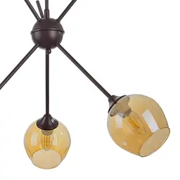 Люстра стельова Brille класична E27 60W BR (LK-677C/3) - мініатюра 10