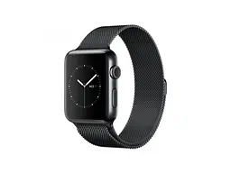 Смарт-годинник Apple Watch Series 2 38mm Space Black Stainless Steel Case with Space Black Milanese Loop Band (MNPE2)