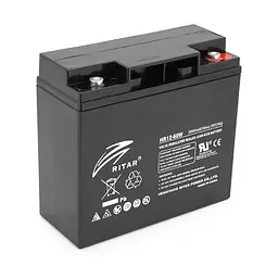 Акумуляторна батарея Ritar AGM HR12-60W Black Case 12V 17.0Ah 181 х 77 х 167 мм