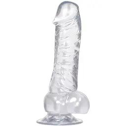 Фалоімітатор Crystal Clear Dong 18 см прозорий