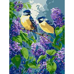 Картина за номерами "Весняний дует" art_selena_ua KHO6654, 30х40 см