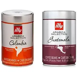Набір кави в зернах № 2 Illy 100% arabica ж/б 2 шт