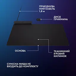 Килимок для мишi G Powerplay 2 (L947-000003) Logitech teh0022904 - мініатюра 4
