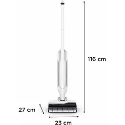 Пилосос Rowenta X-Clean 10 безпровідний миючий білий (GZ7540WO) - мініатюра 3