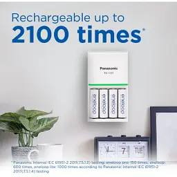 Акумулятор Panasonic AA Eneloop 2000mAh NI-MH * 2 (BK-3MCDE/2CP) - мініатюра 8