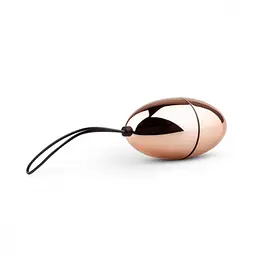 Віброяйце Rosy Gold - Nouveau Vibrating Egg, 7х3.5 см., золоте - мініатюра 3