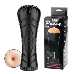 Мастурбатор Baile Baby Pussy Anal тілесний - мініатюра 8