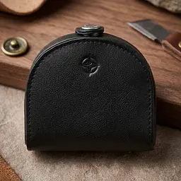 Жіноча монетниця Tony Perotti з натуральної шкіри Cortina 5070 nero (90181) Чорна