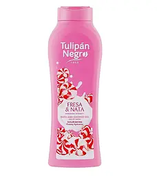 Гель для душу Полуничний крем Tulipan Negro 650 мл