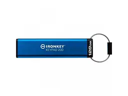 Флешка Kingston 128 GB IronKey Keypad Blue USB 3.2 (IKKP200C/128GB) - мініатюра 3