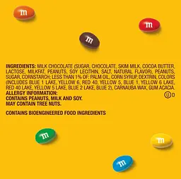 Драже M&M's Peanut Milk Chocolate Candy 1757г - мініатюра 6