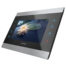 Відеодомофон 7" WiFi Slinex SL-07 Cloud Silver+Black (83-00052) - мініатюра 2