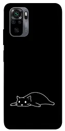 TPU чохол Demsky Lazy cat для Xiaomi Redmi Note 10 / Note 10s