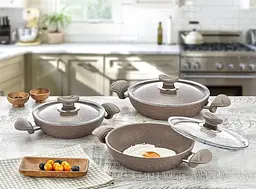 Набір посуду (омлетниці) O.M.S. Collection 3004 Brown
