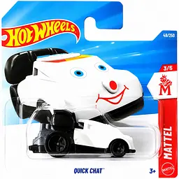 Базова машинка Hot Wheels Mattel Quick Chat біла (5785) JJK82-N521