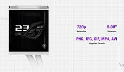 СВО ASUS ROG Strix LC IV 360 ARGB LCD White (90RC01M2-B0EAY0) - мініатюра 7