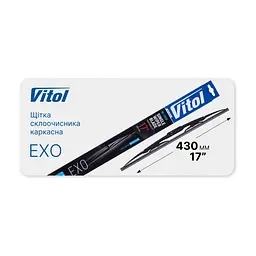 Щітка склоочисника Vitol Exo 17\" (430 мм) (VK-17430) - мініатюра 5