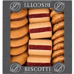 Печиво Biscotti Фраголіно Мікс здобне пісочно-відсадне 550 г (933077)