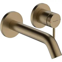 Змішувач для умивальника Hansgrohe Tecturis S прихованого монтажу brushed bronze 73350140