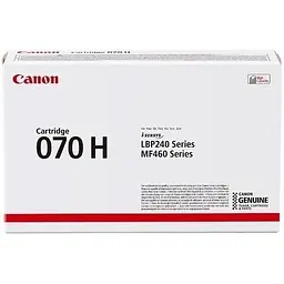 Картридж Canon 070H MF461dw/463dw/465dw/LBP243dw/246dw Black 10200 стор. teh0018660