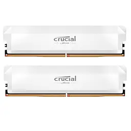 Модуль пам'яті для комп'ютера DDR5 64GB (2x32GB) 6400 MHz Pro Overclocking White Micron (CP2K32G64C40U5W)