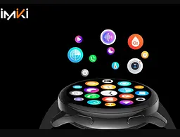 Смарт-годинник Smart Watch iMiki KW-66 Pro IP67 AMOLED Black - мініатюра 5
