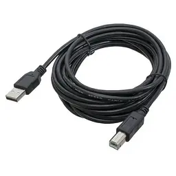 Кабель USB 2.0 AM - USB BM, 4.5 м, чорний, Patron (PN-AMBM-45)