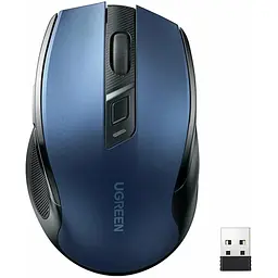 Бездротова миша UGREEN MU006 Ergonomic Wireless 90545 синя - мініатюра 3