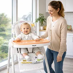 Стілець для годування BABY TILLY Bistro T-641/2 Beige /1/ - мініатюра 3