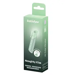 Кліторальний стимулятор Satisfyer Naughty Kiss - мініатюра 5