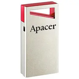 USB флеш накопичувач Apacer 64GB AH112 Red USB 2.0 (AP64GAH112R-1) - мініатюра 3