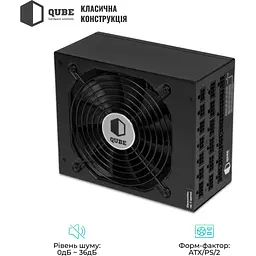 Блок живлення Qube 1650W (QBF-HP1-1650GD-14C) - мініатюра 8