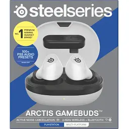 Навушники з мікрофоном SteelSeries Arctis GameBuds TWS Bluetooth White - мініатюра 5