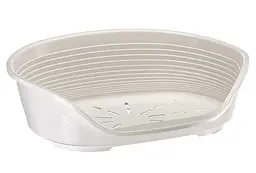 Пластиковий лежак для собак і котів Ferplast Siesta Deluxe 8 білий 82×59,5×25 см 70208911