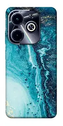 Чохол Demsky Блакитна фарба для Infinix Hot 40i