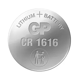Батарейки GP LITHIUM Button Cell 3.0V CR1616-2CPU5 Літієва CR1616 5 шт.