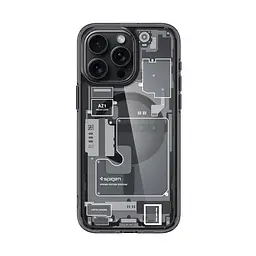 Чехол Spigen Ultra Hybrid MagSafe для iPhone 15 Pro Max Zero One (ACS06582) + защитное стекло