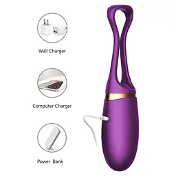 Віброяйце B - Series Fox Love EGG, 14.5 см (фіолетовий) - мініатюра 11