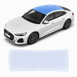 Антигравійна захисна бронеплівка за лекалами для Audi A5 B10 2024- зона даху
