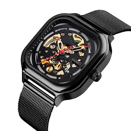 Чоловічий наручний годинник 9184BK Black Skmei acs0029878 - мініатюра 2