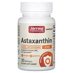 Астаксантин Astaxanthin 12 mg 30 жидких капсул Jarrow Formulas vit0006558