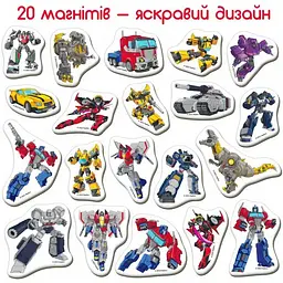 Набір магнітів Magdum Трансформери Час героїв (МЕ 5031-41) - мініатюра 2