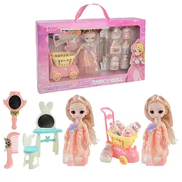 Ігровий комплект Fancy Doll з лялькою та аксесуарами (3688-047A/050A) в асортименті