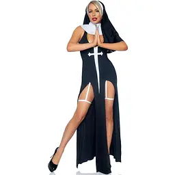 Костюм монашки-грішниці Leg Avenue Sultry Sinner M - мініатюра 3