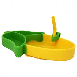 Силіконова тарілка з приладами "Кукурудза" MGZ-0124 - мініатюра 3